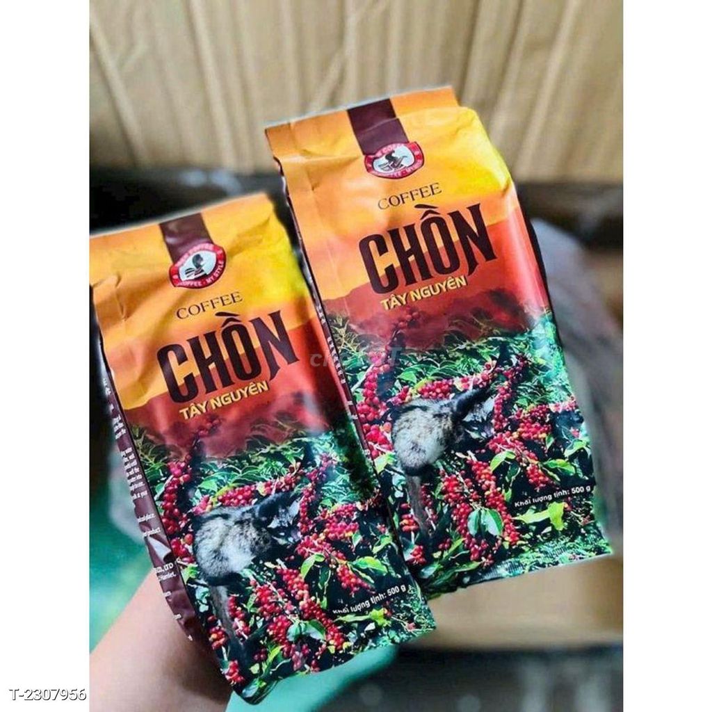 Cà Phê Chồn Tây Nguyên Buôn mê thuột gói 500gr. Mua bán Đồ ăn, thực phẩm và các loại khác tại Quận 8 Tp Hồ Chí Minh được đăng bởi Siêu thị Anh Tú 88 hình 1