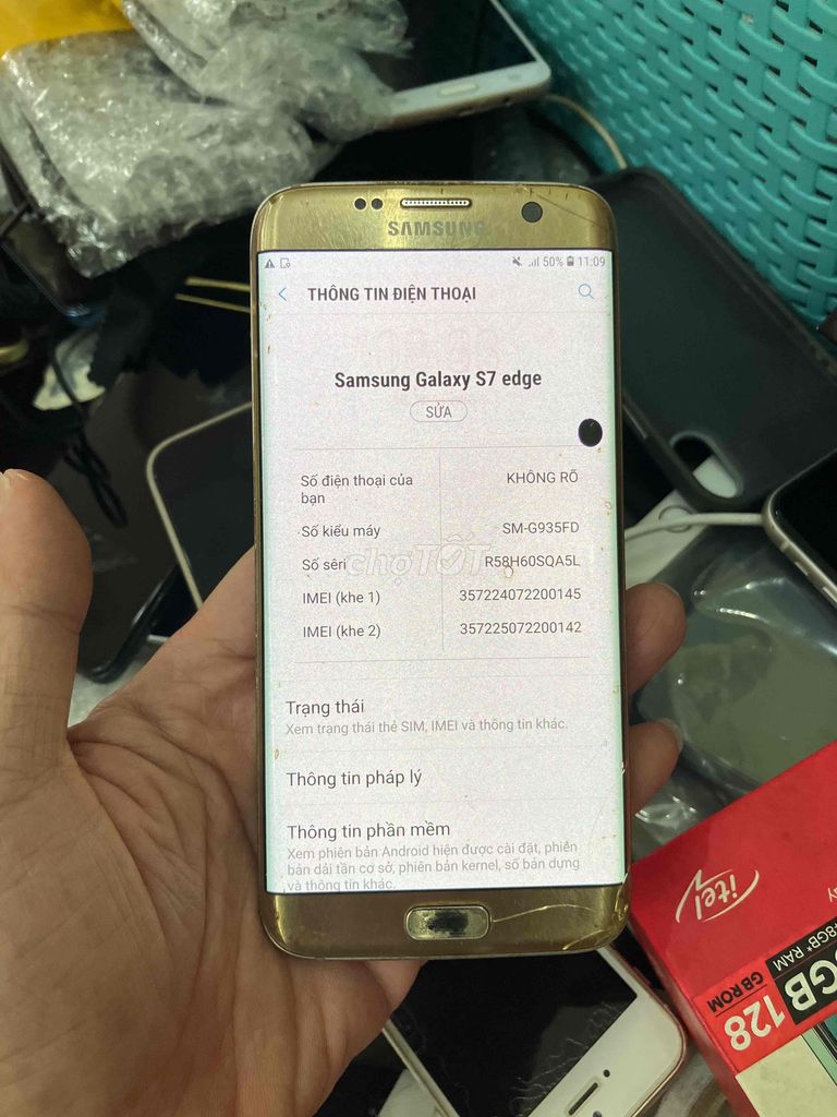 Bán Xác Samsung S7edge 2 sim hỏng màn. Mua bán Điện thoại tại Quận Hà Đông Hà Nội được đăng bởi Mạnh Mobile hình 1
