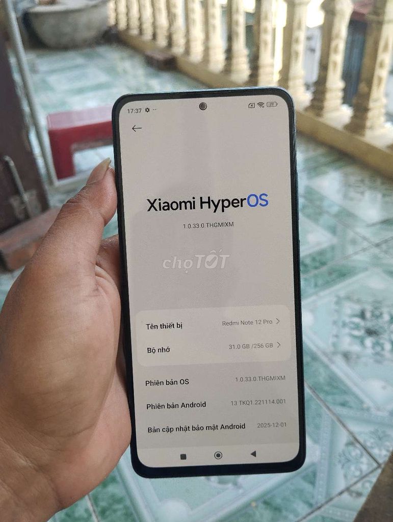 Xiaomi Redmi Note 12 Pro 256GB Trắng. Mua bán Điện thoại tại Huyện Vụ Bản Nam Định được đăng bởi việc làm phổ thông việc làm không bằng cấp hình 1
