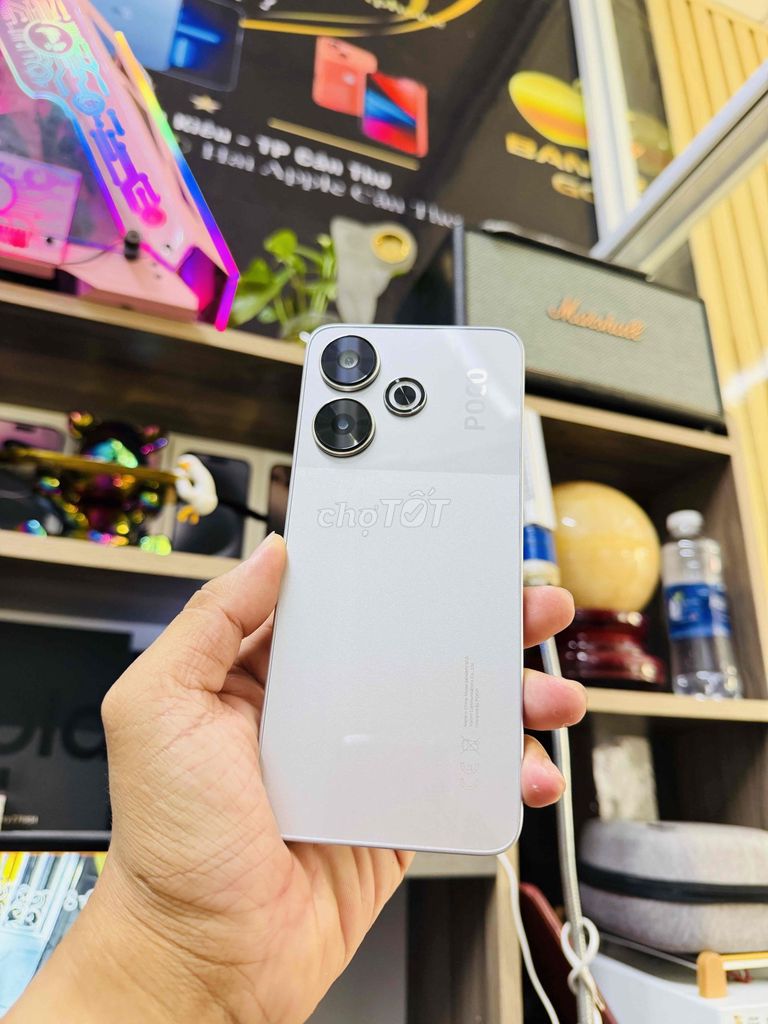 Xiaomi POCO M6 128GB Trắng. Mua bán Điện thoại tại Quận Ninh Kiều Cần Thơ được đăng bởi HẢI APPLE CẦN THƠ hình 1