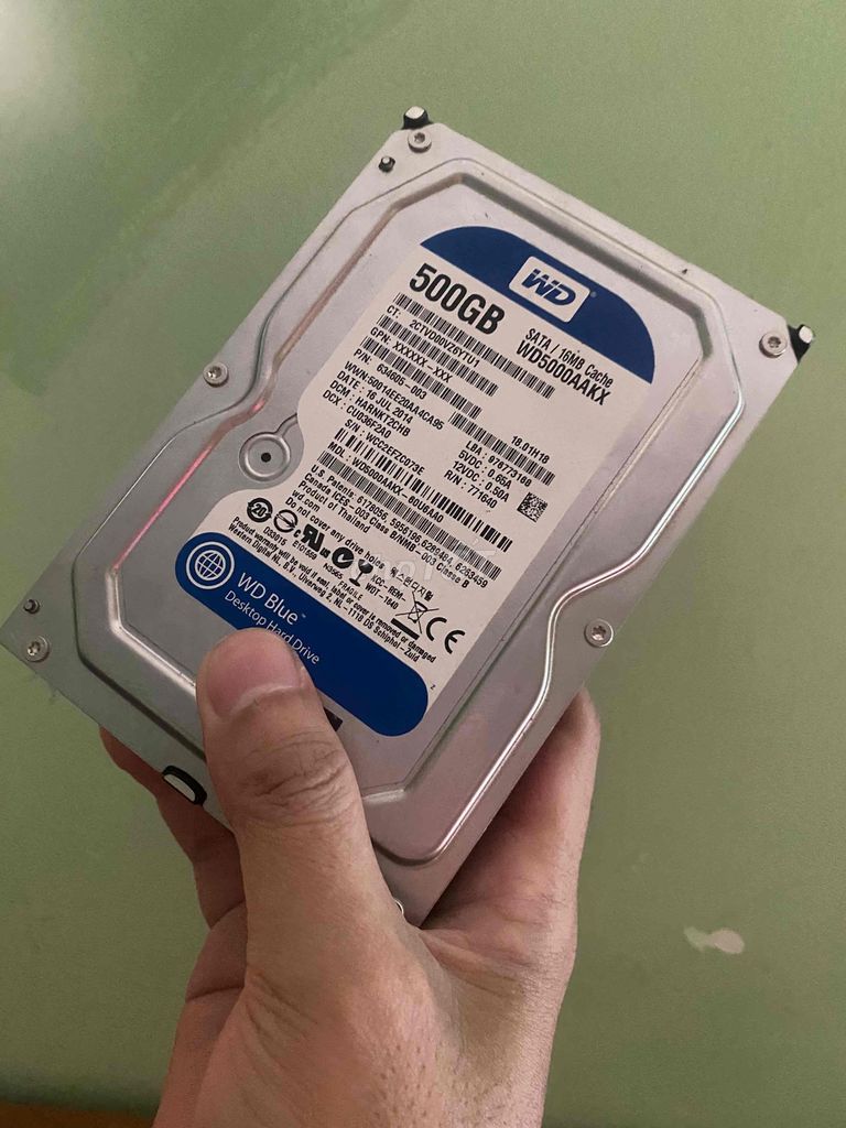 Ổ cứng Western Digital 500GB sata3 3.5in PC Camera. Mua bán Linh kiện (RAM, Card...) tại Quận 4 Tp Hồ Chí Minh được đăng bởi Jerry Tran hình 1
