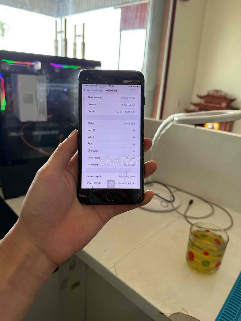 Apple iPhone 7 Plus 128GB Đen. Mua bán Điện thoại tại Huyện Thuỷ Nguyên Hải Phòng được đăng bởi Hùng Nguyễn THP store hình 1