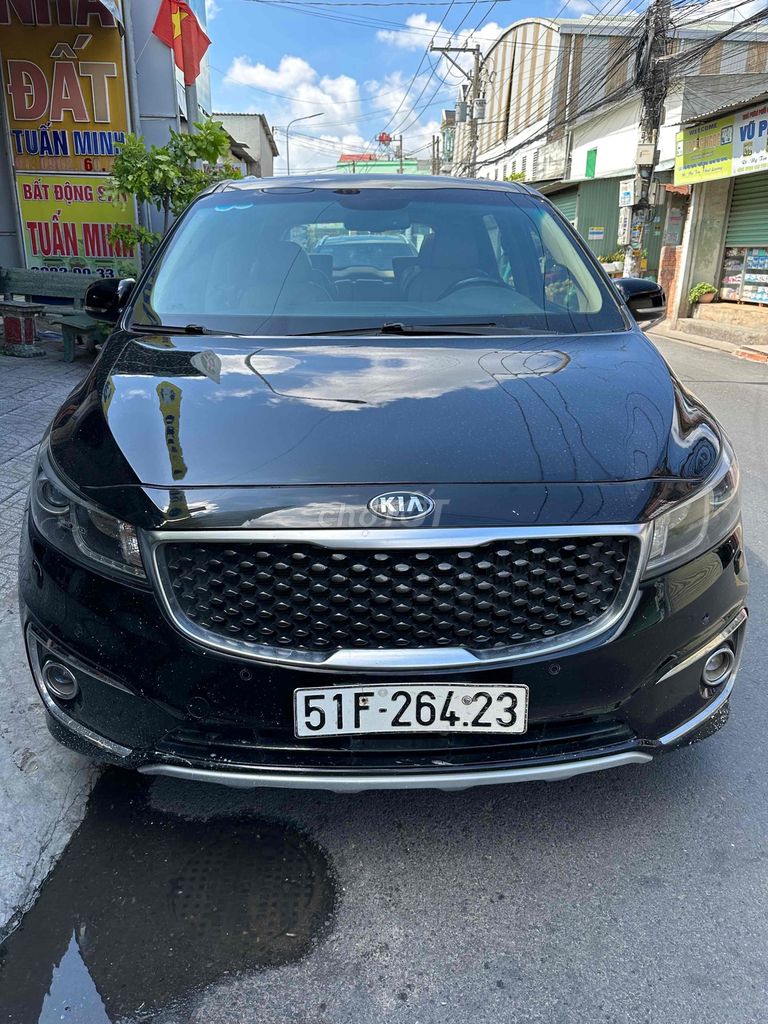 kia sedona máy dầu bản ful xe cực mới ghế da rin