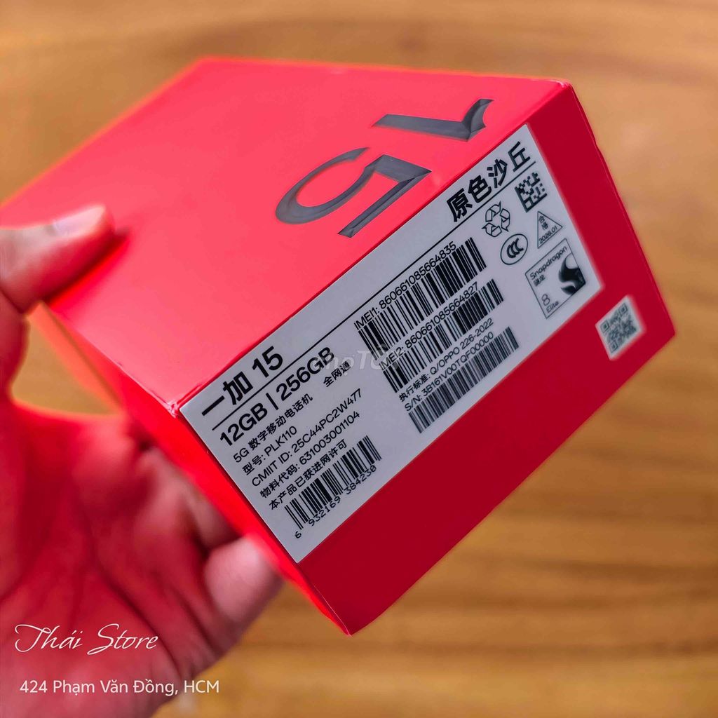 Oneplus 15 256GB Vàng New Openbox. Mua bán Điện thoại tại Thành phố Thủ Đức Tp Hồ Chí Minh được đăng bởi StoreUS hình 1