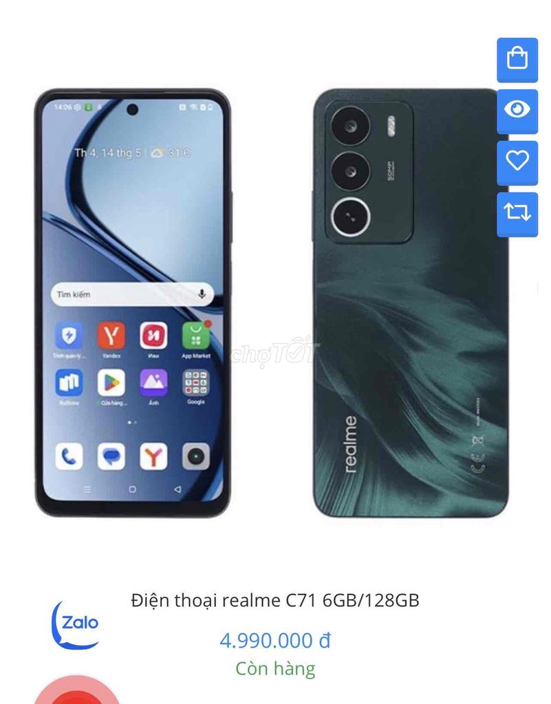 Các dòng máy oppo xiaomi … FULL box, Rẻ hơn 15% ib. Mua bán Điện thoại tại Thị xã Bến Cát Bình Dương được đăng bởi Hoàng Khánh hình 1