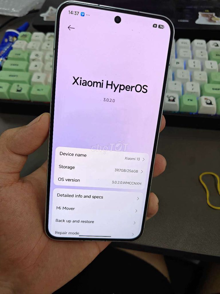 Xiaomi 13 256GB Trắng. Mua bán Điện thoại tại Quận 12 Tp Hồ Chí Minh được đăng bởi Điện Thoại Giá Tốt hình 1
