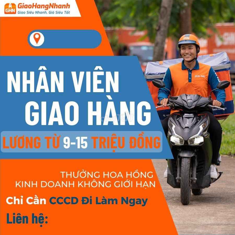 Tuyển Nhân Viên Giao Hàng – Đầm Dơi