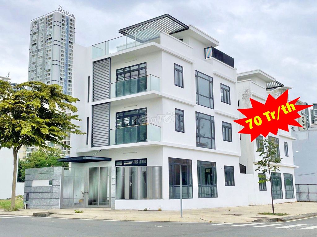 Cho thuê Tòa Nhà 4 tầng 500m² sàn trống suốt vũ tông phan An Phú Q2