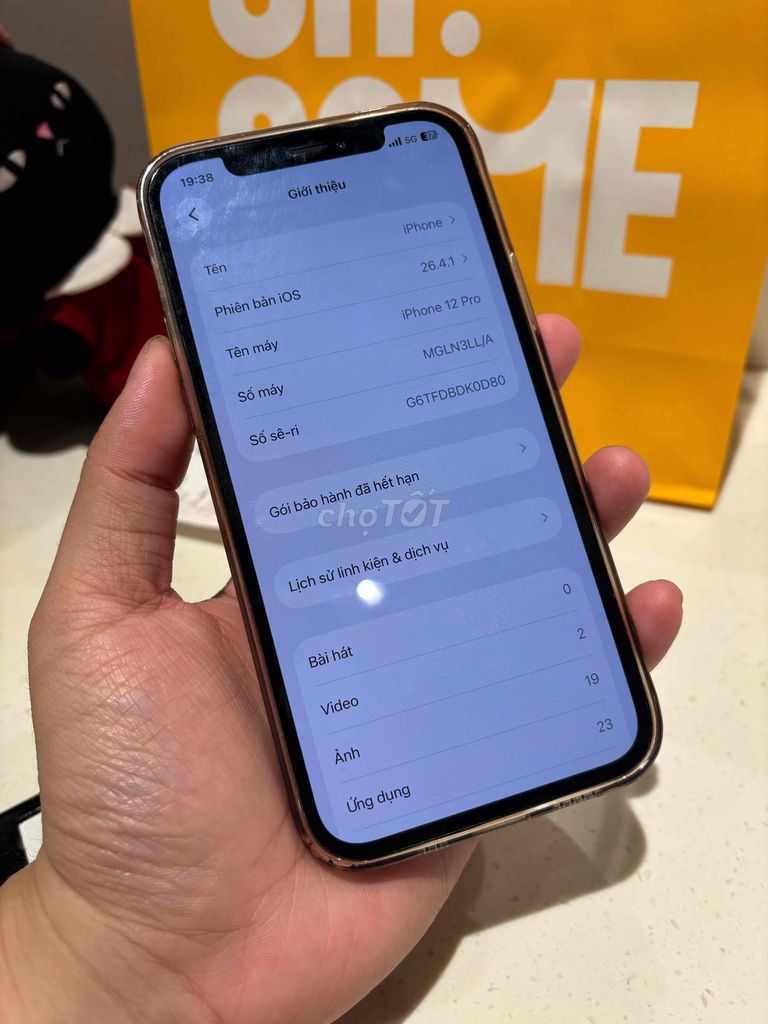 Apple iPhone 12 Pro Lock 128gb nguyên zin. Mua bán Điện thoại tại Quận Hà Đông Hà Nội được đăng bởi Tuanas hình 1
