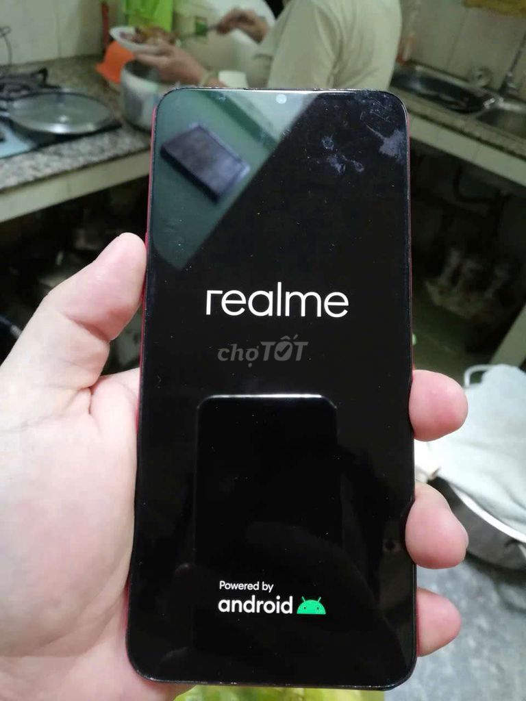 Realme C3-32GB Đỏ Bóng 2Sim Ram 3GB Mạnh Pin Khủng