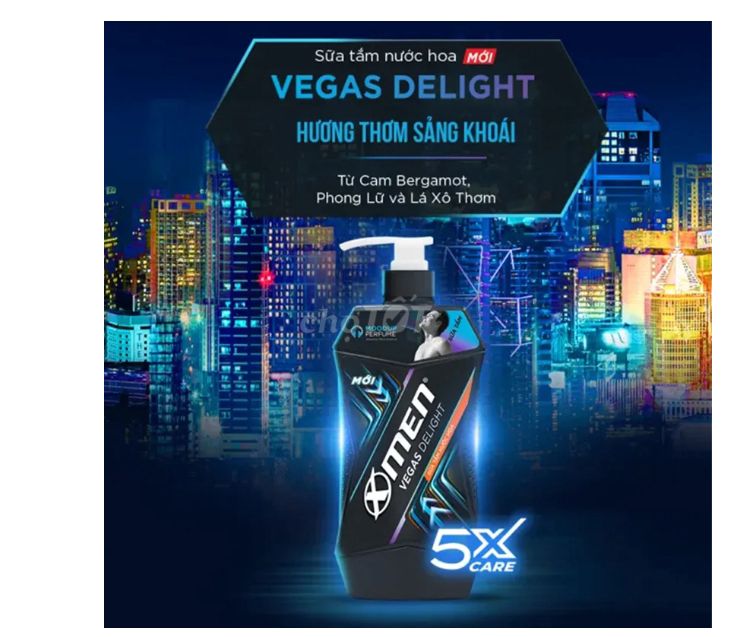 Sữa tắm Xmen nước hoa Vegas Delight 630g