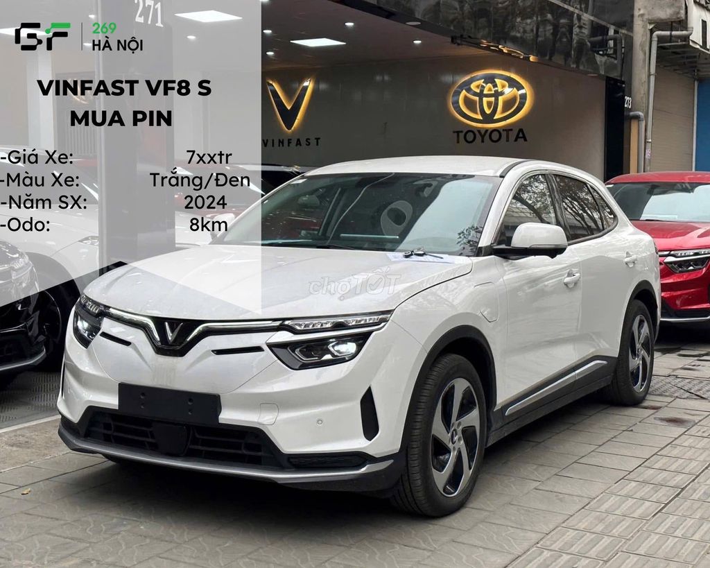 VinFast VF8 S Đen, sản xuất 2024, 8km. Mua bán Ô tô tại Quận Long Biên Hà Nội được đăng bởi Phạm Thị Hương hình 4