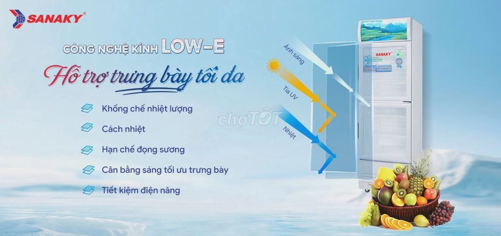 🔥 Tủ Mát Sanaky VH-408W3L 2 Cánh - Giao Nhanh. Mua bán Tủ lạnh tại Quận 7 Tp Hồ Chí Minh được đăng bởi ĐIỆN MÁY SÀI THÀNH hình 1