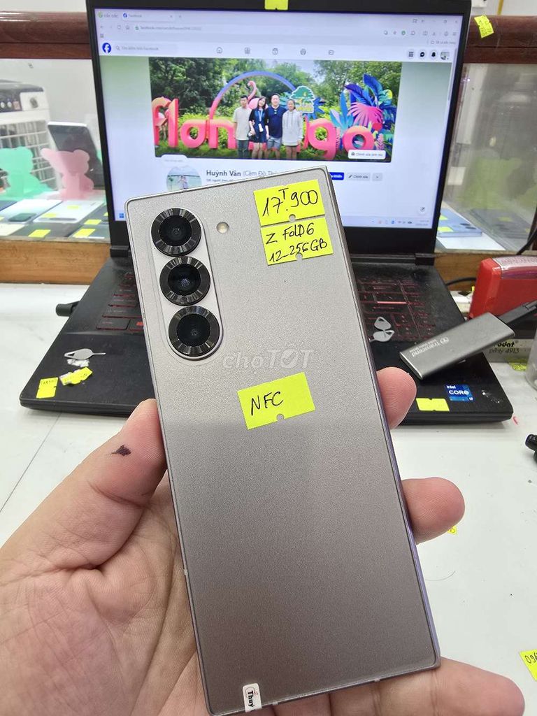 Samsung Z Fold 6 5G 256GB Xám. Mua bán Điện thoại tại Thành phố Long Xuyên An Giang được đăng bởi Facebook Cầm Đồ Thúy Vân hình 1