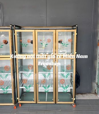 Tủ chén nhôm kính - Tủ chén bát - Tủ nhôm kính. Mua bán Tủ, kệ gia đình tại Quận Tân Bình Tp Hồ Chí Minh được đăng bởi Uyên NTTL