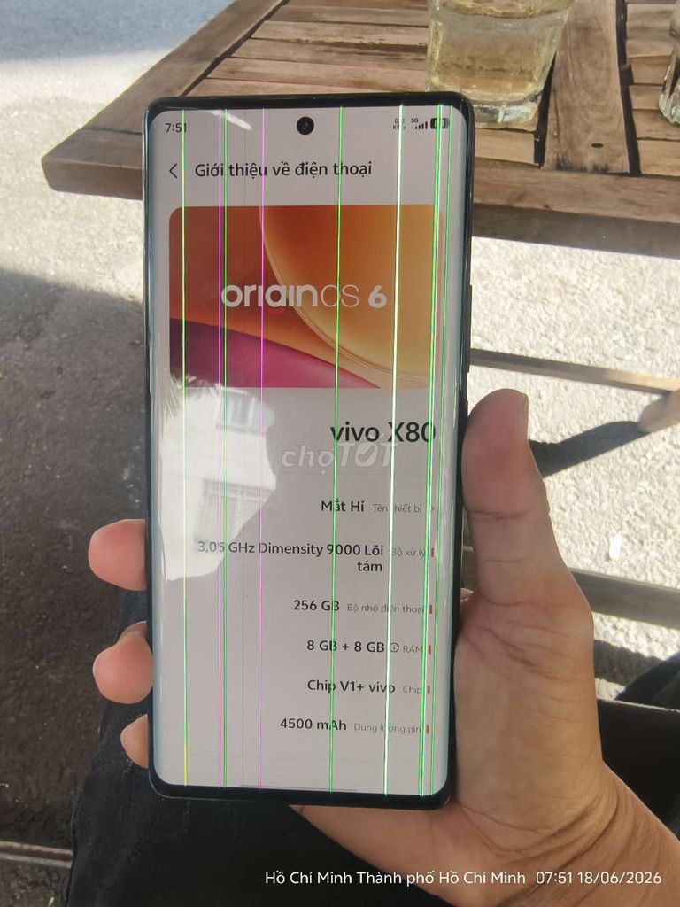 Vivo X80 Dimensity 9000 8GB/256GB Đen. Mua bán Điện thoại tại Quận Gò Vấp Tp Hồ Chí Minh được đăng bởi kan hình 1
