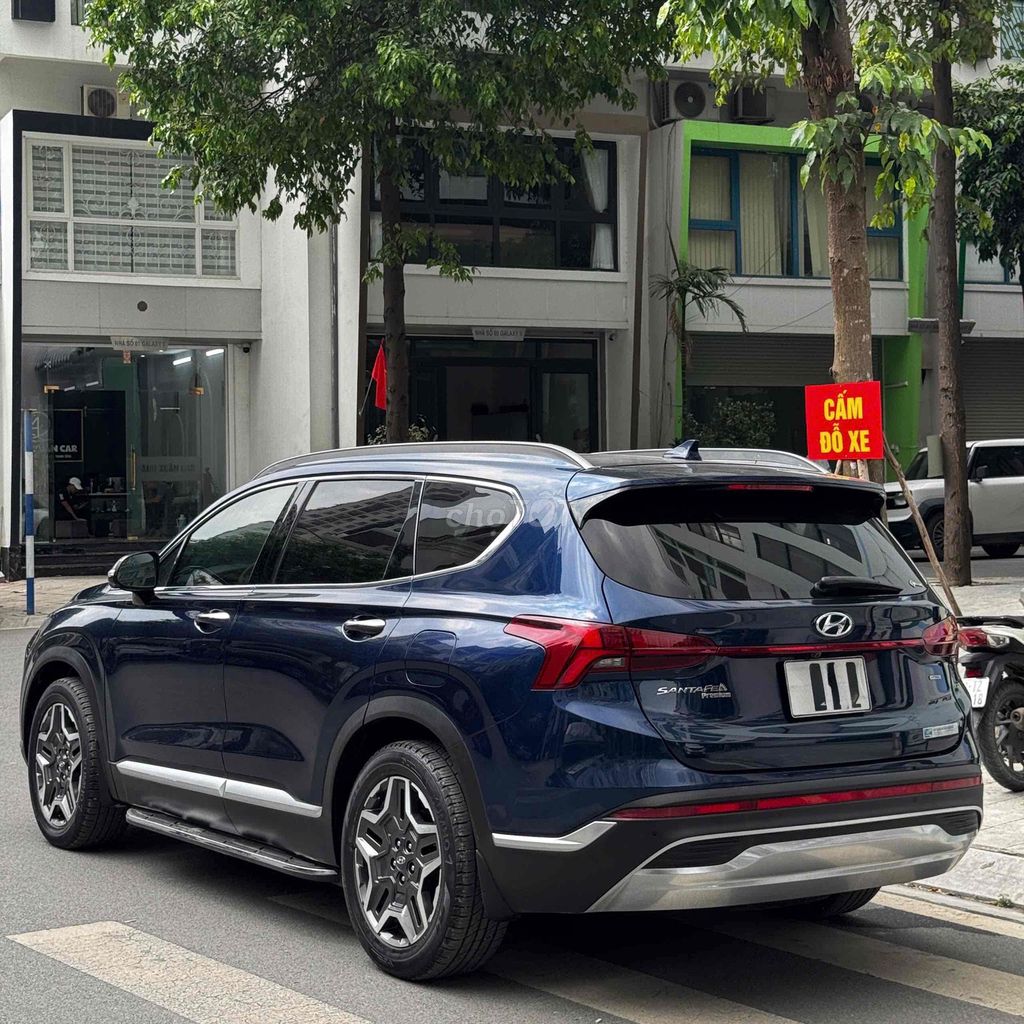 Hyundai Santafe 2023 Бензин 43000 км Синий