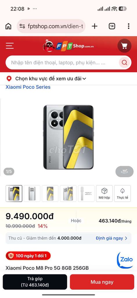 Xiaomi Poco M8 Pro 5G Xám Snapdragon 7 Gen 4. Mua bán Điện thoại tại Thị xã Phú Mỹ Bà Rịa - Vũng Tàu được đăng bởi Hiếu Nguyễn hình 1