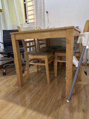 Thanh lí bộ bàn 4 ghế ăn và ghế mây papasan. Mua bán Bàn ghế tại Quận Bình Thạnh Tp Hồ Chí Minh được đăng bởi Hương Nguyễn