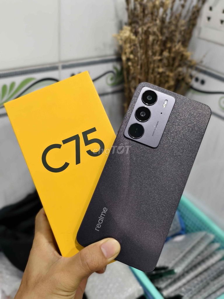 Realme C75 fullbox ram8/128 pin6000 còn bh dài