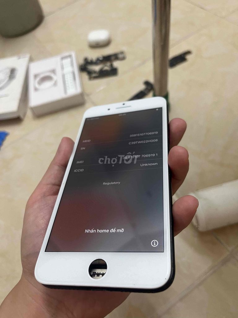 màn hình iphone 8 plus trắng còn hiển thị ok cảm o. Mua bán Linh kiện (RAM, Card...) tại Quận Tân Phú Tp Hồ Chí Minh được đăng bởi Trương Hiệp hình 1