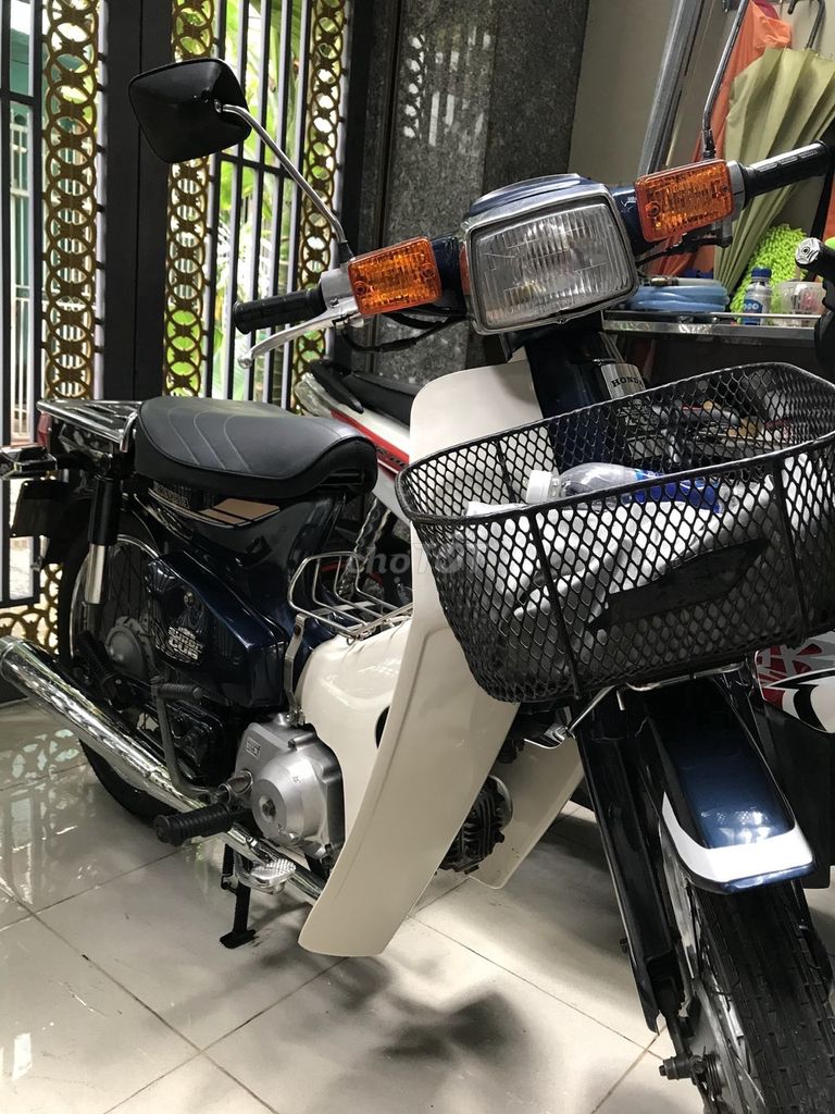 Honda Super Cub 70 Custom (синий, белый)