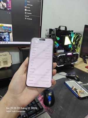 iPhone 15 Pro Max 256GB Tự nhiên Đã qua sử dụng