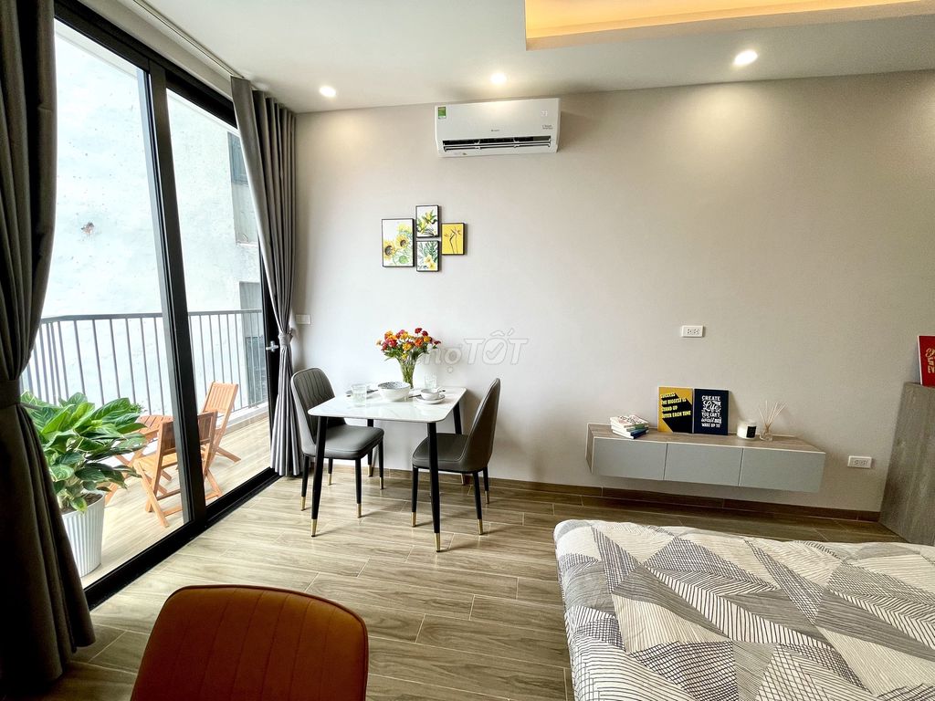 Cho thuê căn hộ full đồ phố Lê Thanh Nghị 32m2