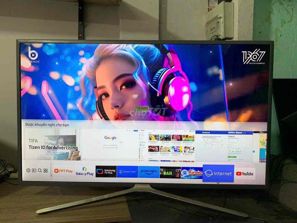 Smart TV Samsung 43M5500 Wifi YouTube mạnh đẹp 99%