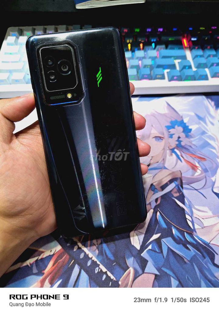 Black Shark 5 bản 12-128 màu xanh đen. Mua bán Điện thoại tại Quận Hà Đông Hà Nội được đăng bởi Đạo Nguyễn hình 1
