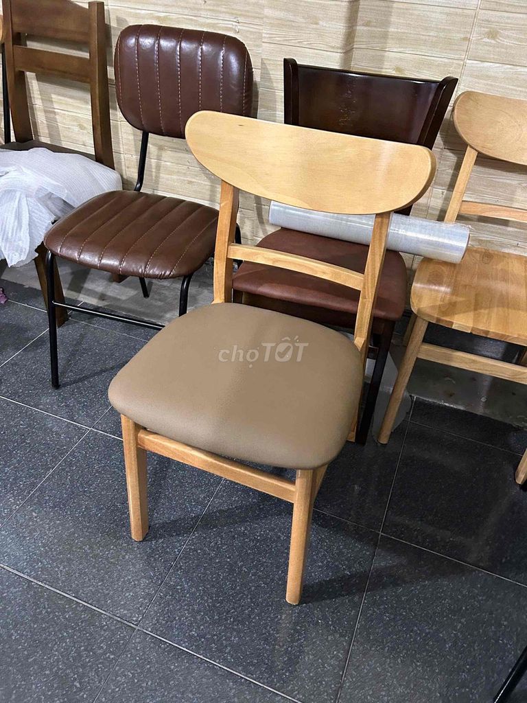 Ghế Gỗ Mango Nâu. Mua bán Bàn ghế tại Quận Ngũ Hành Sơn Đà Nẵng được đăng bởi Mộc Đĩnh Sang hình 1