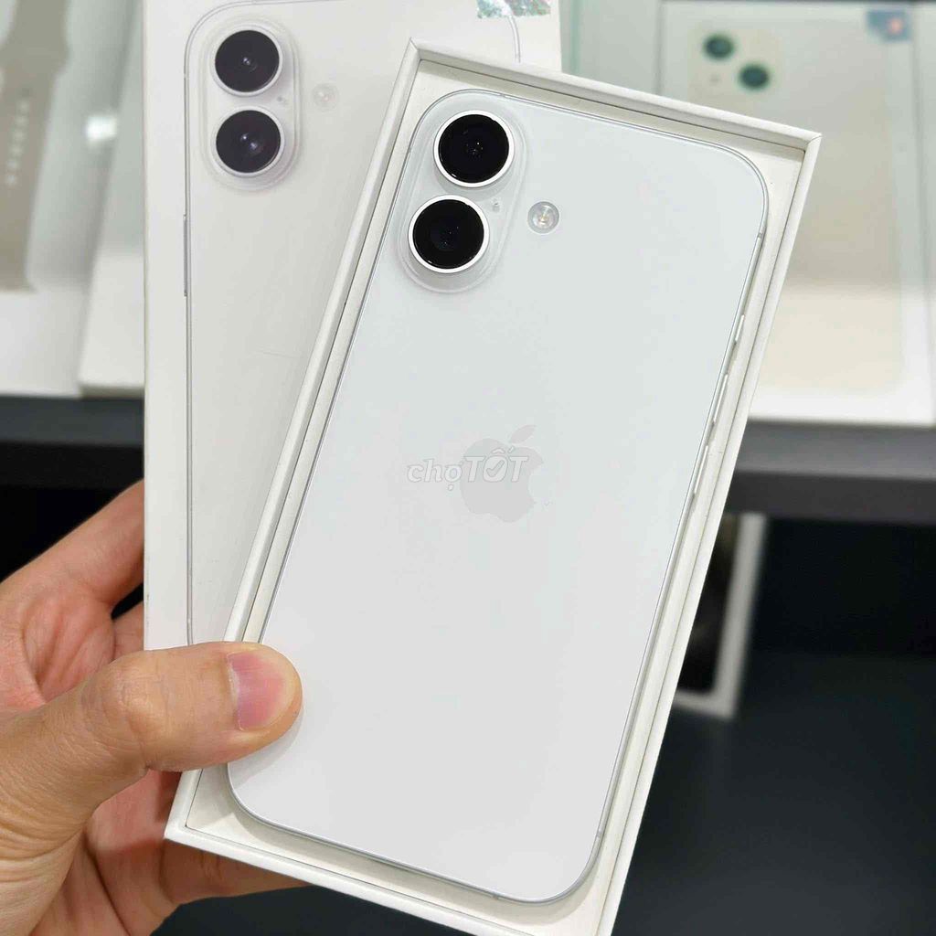 iPhone 16 128GB Trắng FULLBOX NEW chất APPLE 2025. Mua bán Điện thoại tại Quận Thanh Xuân Hà Nội được đăng bởi Nguyễn Huy Dũng hình 1