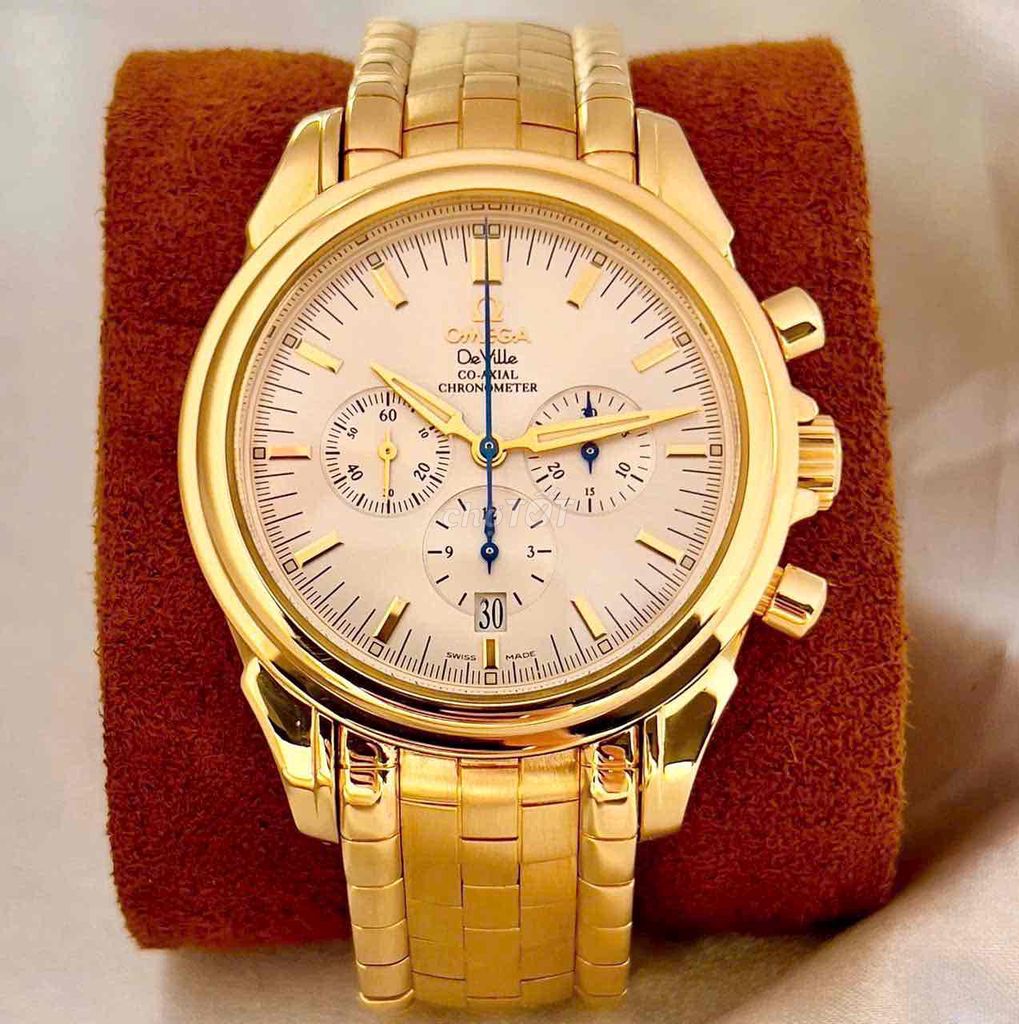 Omega Deville Vảy rồng 4141.30.00 yellow gold 18k