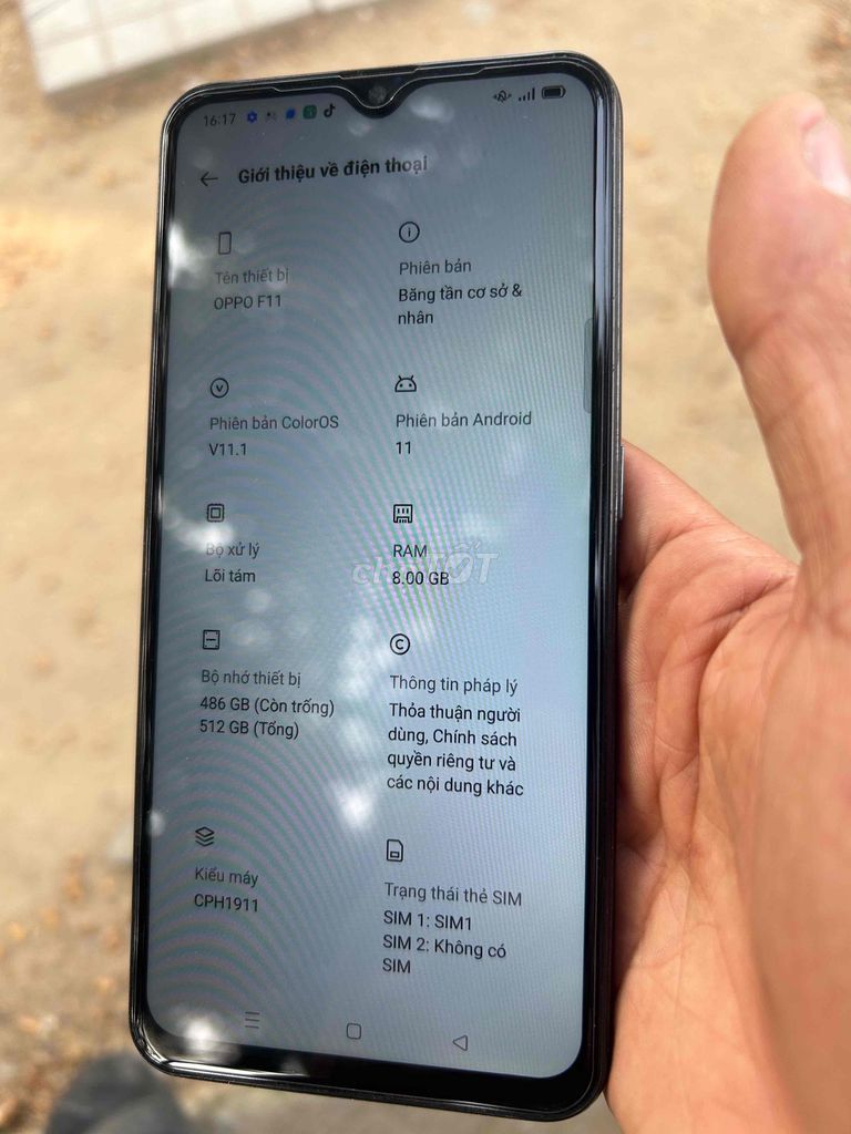 Oppo F11 rom 8/512gb dùng full. Mua bán Điện thoại tại Thành phố Biên Hòa Đồng Nai được đăng bởi l hình 1