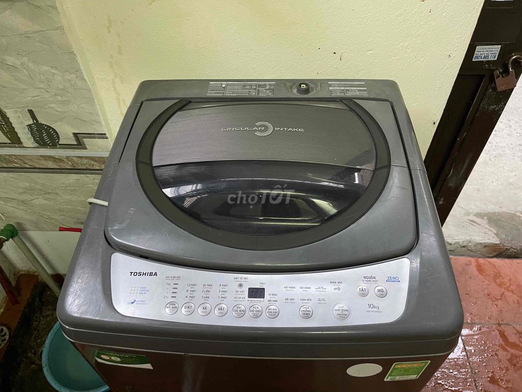 Máy giặt Toshiba 10kg Xám. Mua bán Máy giặt tại Quận Thanh Xuân Hà Nội được đăng bởi Vân anh hình 1