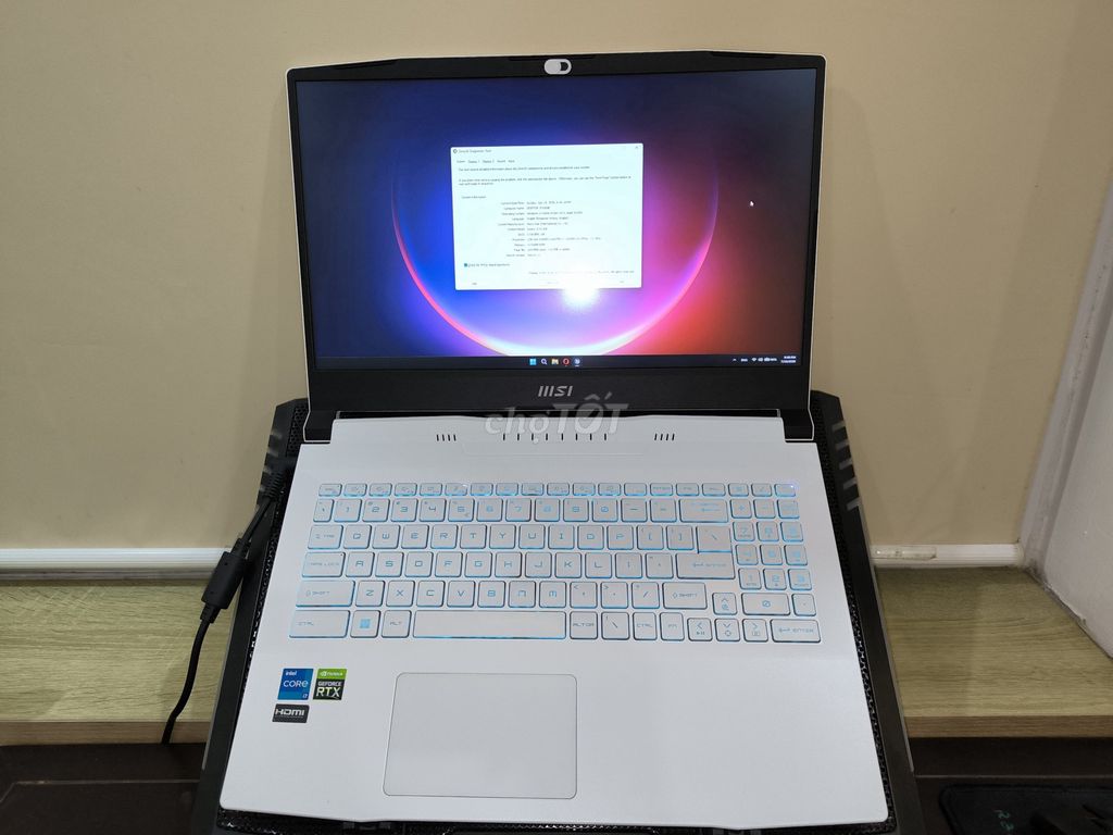 MSI Sword 15 i7-12650H 32GB RTX 3060 Trắng. Mua bán Laptop tại Quận Sơn Trà Đà Nẵng được đăng bởi Mett hình 1