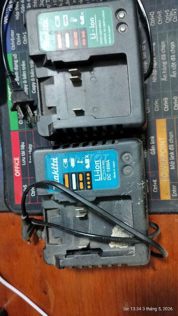 Sạc pin Makita Li-ion 14.4V-98V. Mua bán Phụ kiện (Màn hình, Chuột...) tại Huyện Cần Giuộc Long An được đăng bởi TayNinhProLA hình 1
