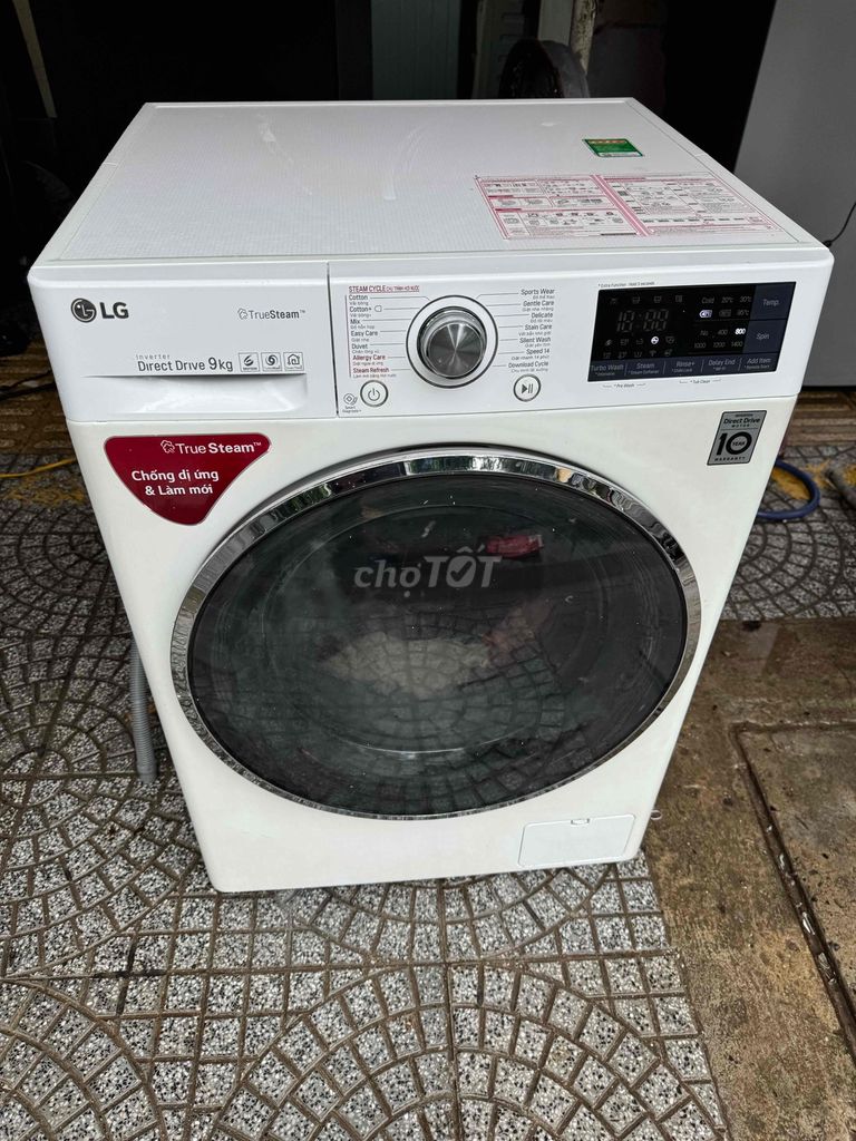 thanh lý máy giặt LG inveter 9.0KG còn mới tin