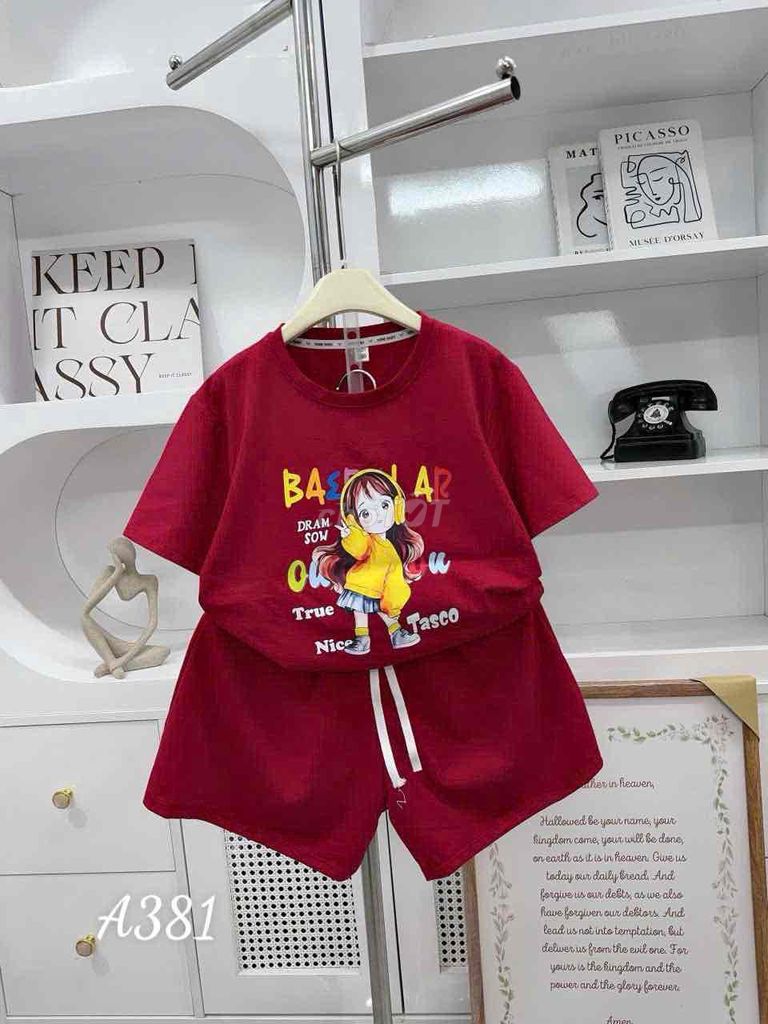 #Sét bộ hè cô gái , chất cotton 4c mềm mát cho bé. Mua bán Quần áo tại Quận Hải An Hải Phòng được đăng bởi Nguyễn Thị Lệ  hình 1