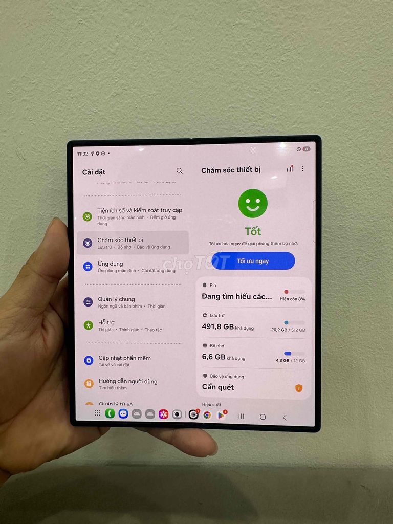 Samsung Z Fold 6 512GB Xanh Hàn Quốc. Mua bán Điện thoại tại Quận Đống Đa Hà Nội được đăng bởi Ng Hoang Anh hình 1