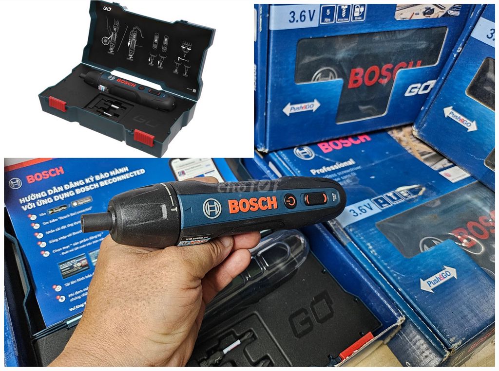 Máy vít pin BOSCH GO GEN-2 MỚI NGUYÊN HỘP GIÁ TỐT