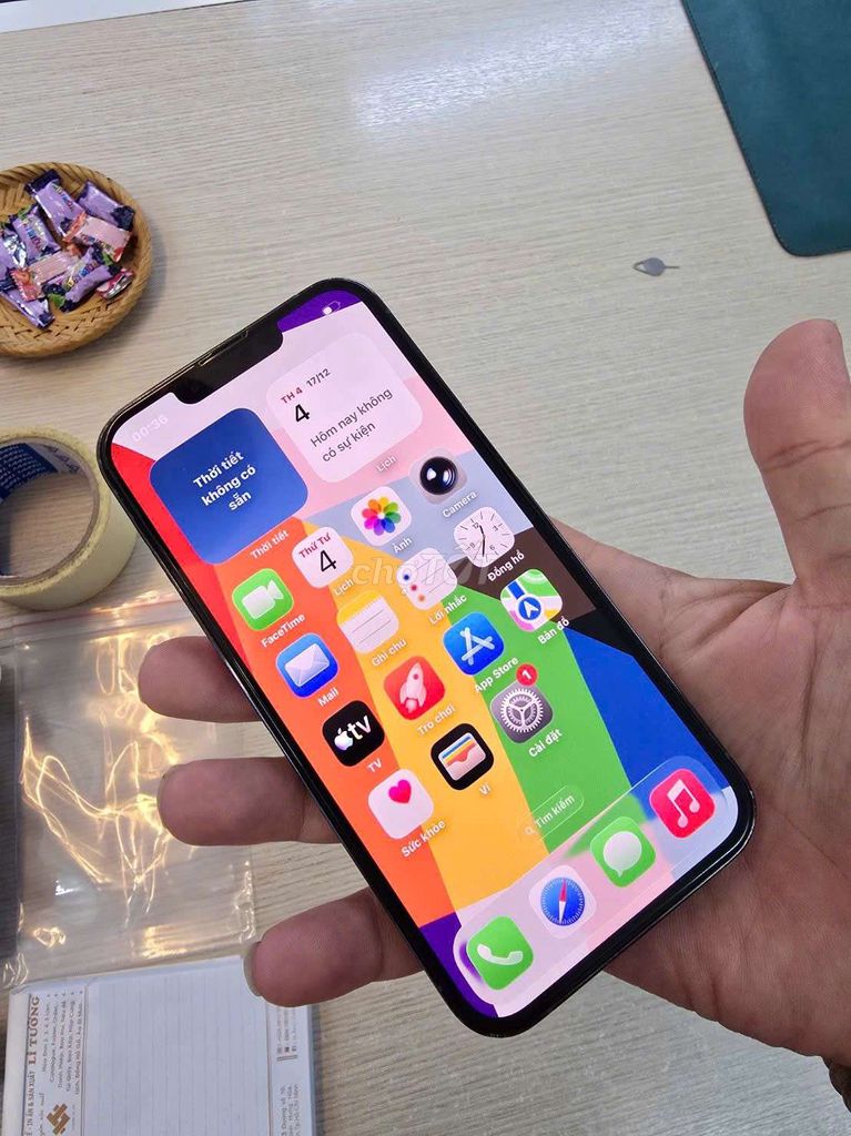 Apple iPhone 13 Pro 128GB Xám. Mua bán Điện thoại tại Quận Phú Nhuận Tp Hồ Chí Minh được đăng bởi NGUYÊN THẢO MOBILE Trả Góp hình 1