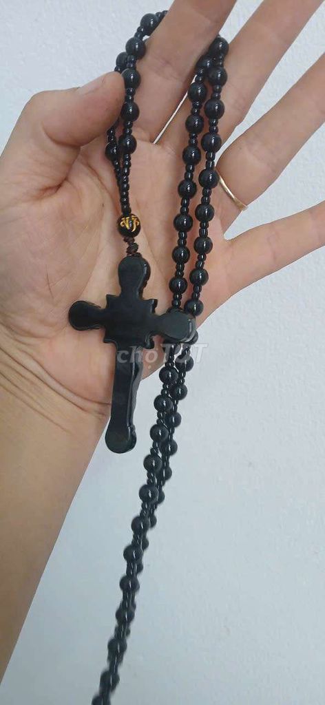 Bộ dây chuyền thánh giá bằng đá ngoc đen quý đẹp. Mua bán Đồ sưu tầm, đồ cổ tại Thành phố Thủ Đức Tp Hồ Chí Minh được đăng bởi Nguyễn Xuân Đức hình 5