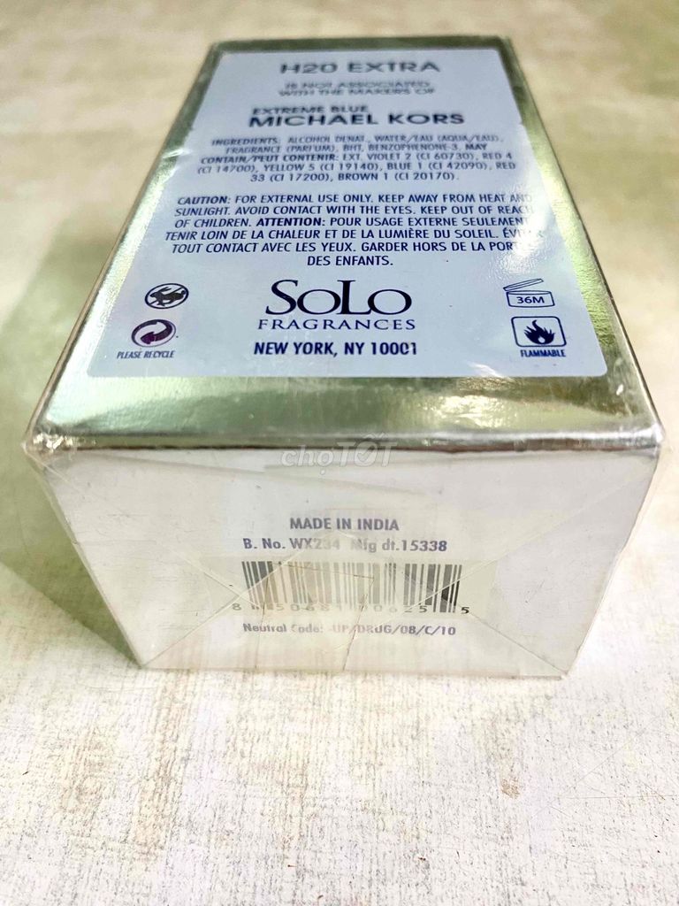 Nước hoa Michael Kors H2O Extra Extreme Blue Nam. Mua bán Nước hoa tại Quận 6 Tp Hồ Chí Minh được đăng bởi Chelsey  hình 1