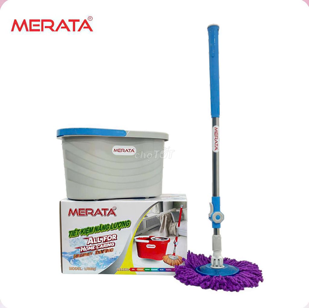 Bộ lau nhà Merata LNM02 Inox Vải siêu thấm. Mua bán Thiết bị vệ sinh, nhà tắm tại Thành phố Rạch Giá Kiên Giang được đăng bởi Nhã Đan hình 1