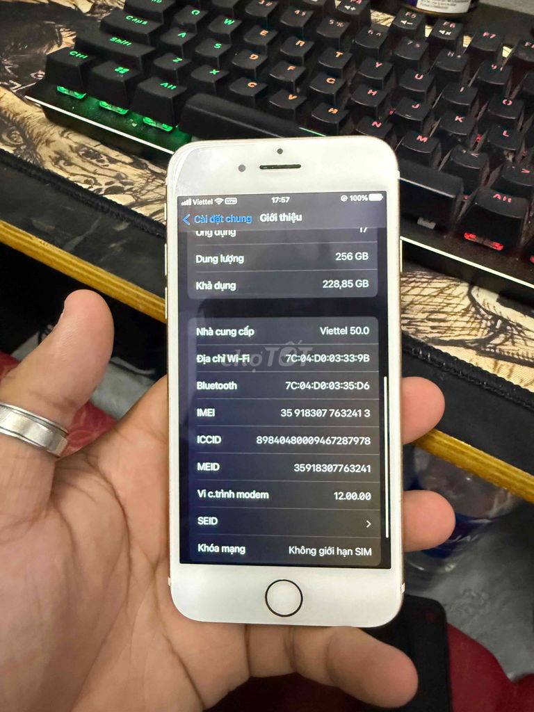 Apple iPhone 7G 256GB Vàng. Mua bán Điện thoại tại Huyện Kim Bảng Hà Nam được đăng bởi Vinh Phạm hình 1