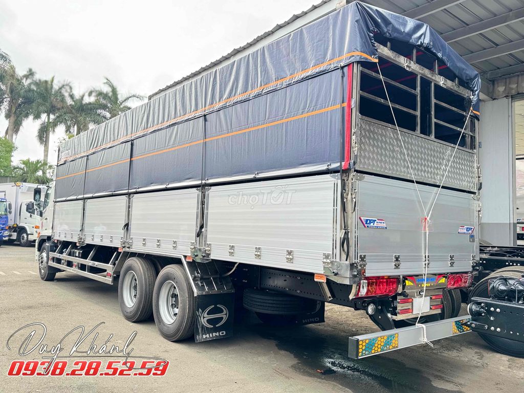 Hino 3 Chân 15 Tấn Thùng Nhôm Kèo Cáp Đà Lạt 9m45. Mua bán Xe tải, xe ben tại Quận 12 Tp Hồ Chí Minh được đăng bởi LÊ DUY KHÁNH hình 4