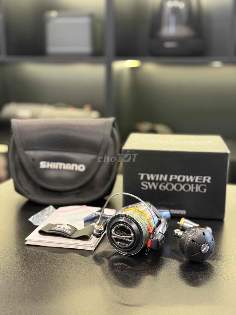 Máy câu cá Shimano Twin Power SW 6000HG Limited. Mua bán Đồ thể thao, Dã ngoại tại Quận Hai Bà Trưng Hà Nội được đăng bởi Hùng hình 1