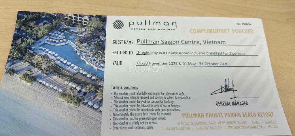 Voucher khách sạn Pullman Phuket Panwa Beach. Du lịch tại Quận 4 Tp Hồ Chí Minh được đăng bởi Kim Tran hình 1