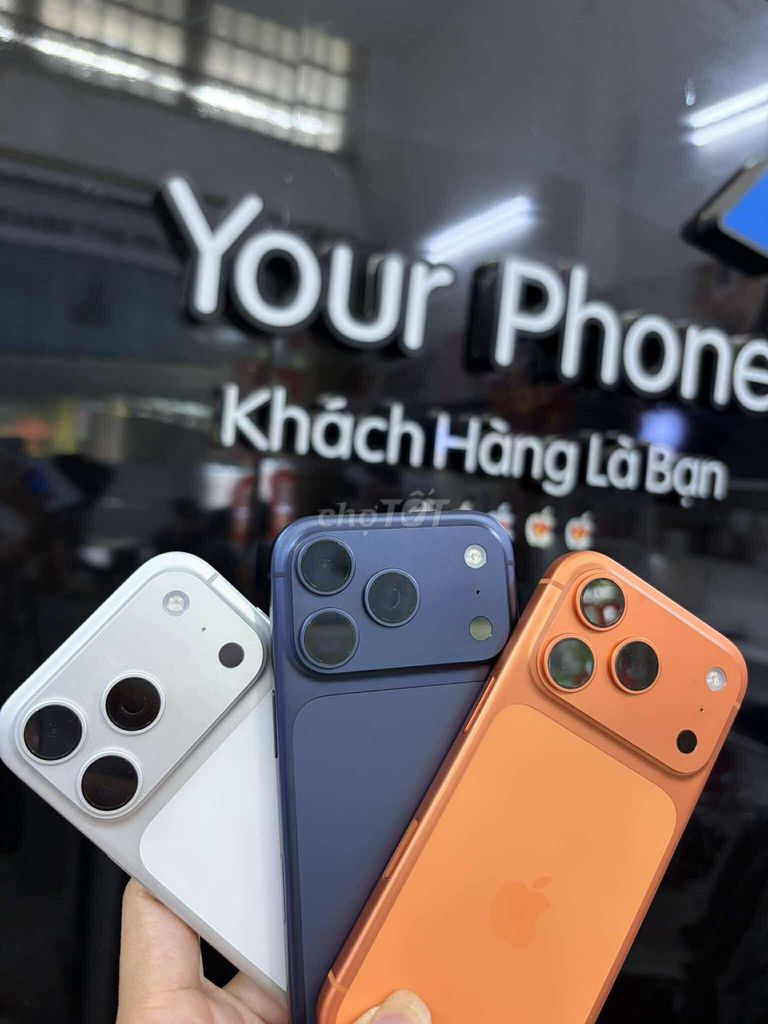 iPhone 17 pro 256G đủ màu có trả góp. Mua bán Điện thoại tại Quận Hải Châu Đà Nẵng được đăng bởi Your Phone hình 1